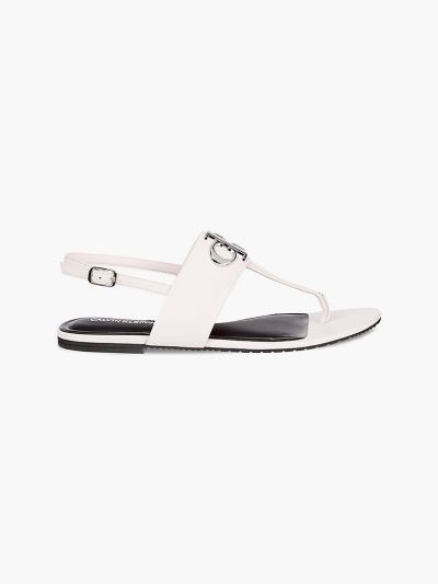 Calvin Klein Cipők HU360967 | Calvin Klein Bőr Női Szandál Rózsaszín